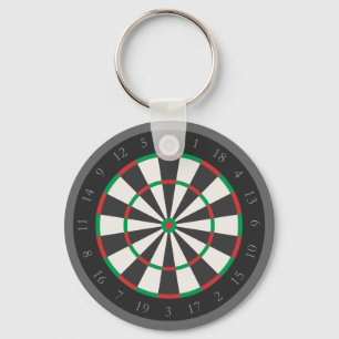 Darts Board keychain