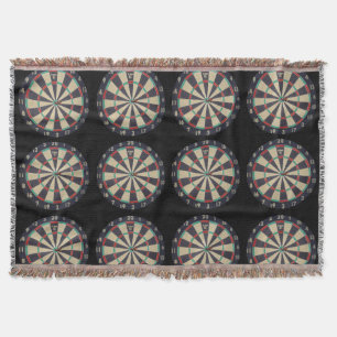 Darts, Bulls Eye, Throw Blanket