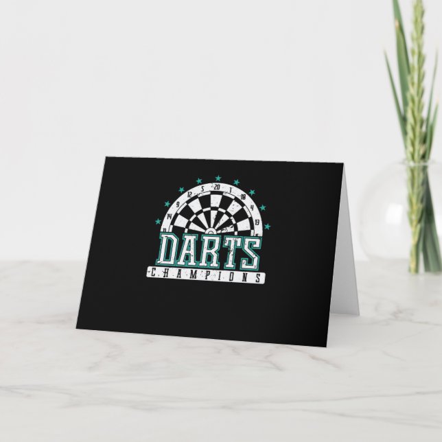 Darts Champion Card (Front)