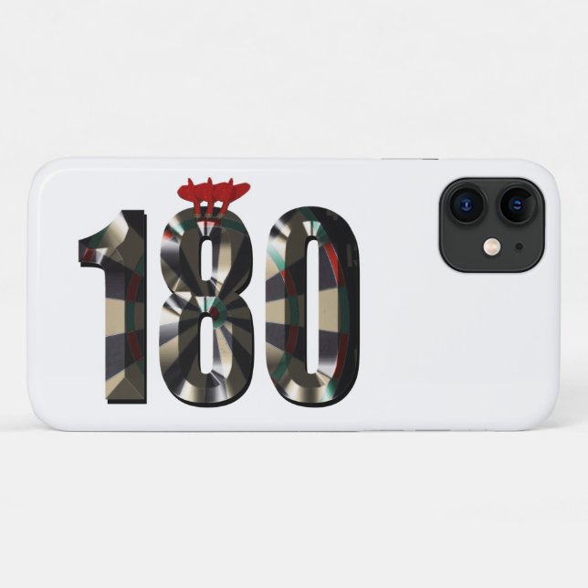 Darts Champion Score 180 Dimensional Number, Case-Mate iPhone Case (Back (Horizontal))