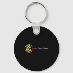 Darts - dart-man  keychain