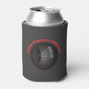 Darts Dart Player How I Throw Personalized Can Cooler