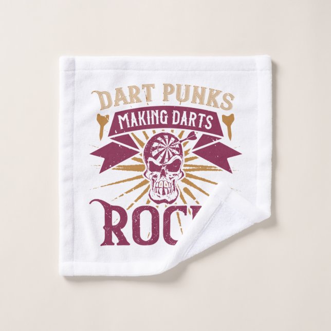 Darts - Dart Punks Making Darts Rock! Wash Cloth (Wash Cloth)