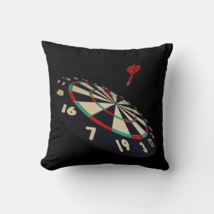 Darts Destination Bullseye, Throw Cuchion Pillow