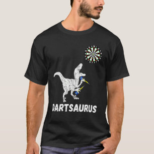 Darts Dinosaur Board Game Darts Player T-Shirt