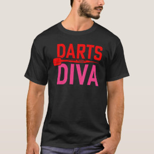 Darts Diva Women Dart Player Dart T-Shirt