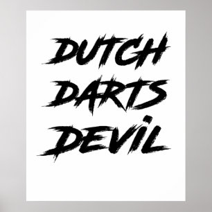Darts - Dutch Dart Devil Poster