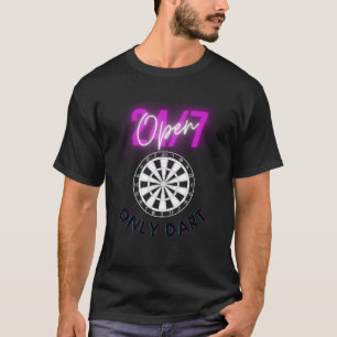 Darts every Afternoon   Dart Quote Meme  7 T-Shirt