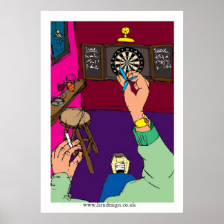 Darts Game Poster