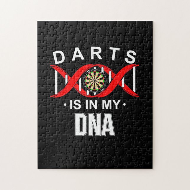 Darts Is In My DNA Jigsaw Puzzle (Vertical)