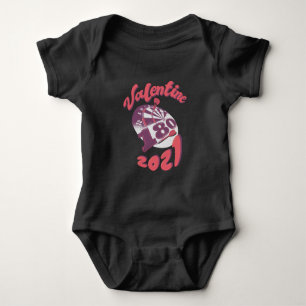 Darts is my Valentine 2021 Baby Bodysuit