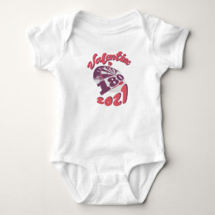 Darts is my Valentine 2021 Baby Bodysuit