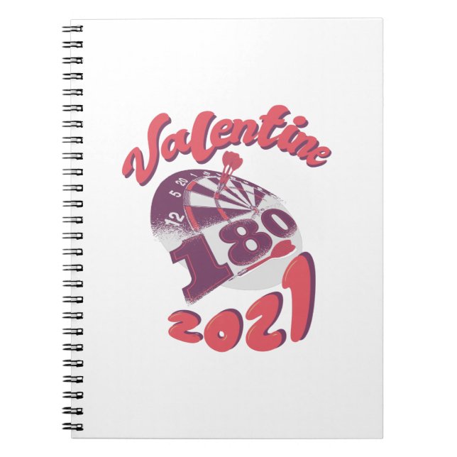 Darts is my Valentine 2021 Notebook (Front)