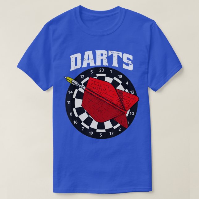 Darts jersey for dart player with dart and dartboa T-Shirt (Design Front)