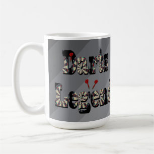 Darts Legend Picture Logo,   Coffee Mug