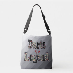 Darts Legend Picture Logo,   Crossbody Bag