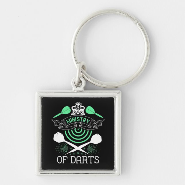 Darts - Ministry Of Darts Keychain (Front)