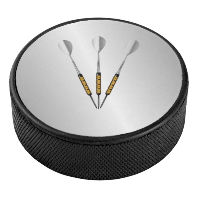 Darts Personalized / Monogram Hockey Puck (3/4)