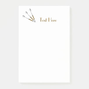 Darts Personalized / Monogram Post-it Notes