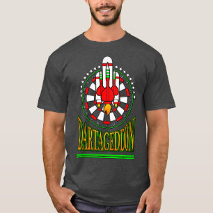 Darts Player Dartageddon Dart Board Rocket T-Shirt
