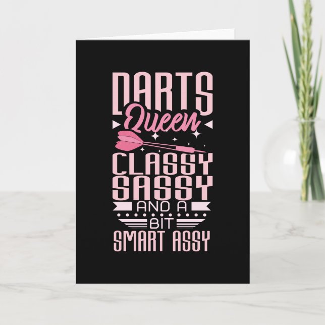 Darts Queen Card (Front)