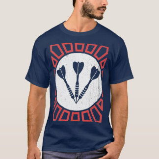 Darts Sport Vintage Retro T-Shirt