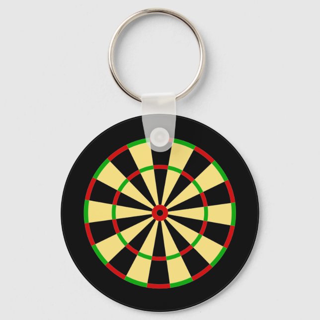 Darts target keychain (Front)