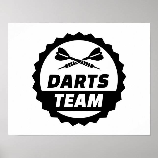 Darts team poster (Front)