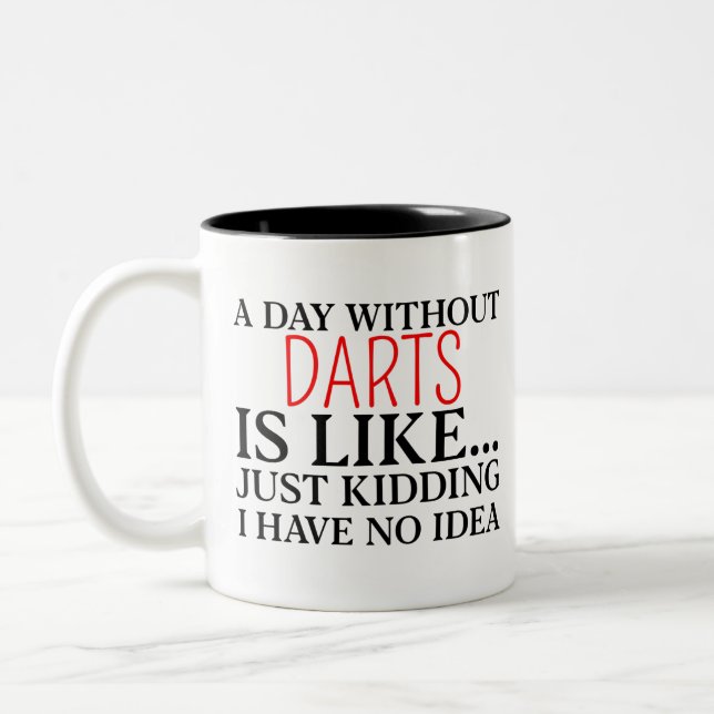 darts Two-Tone coffee mug (Left)