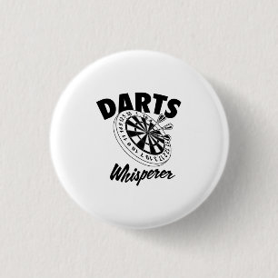Darts Whisperer 1 Inch Round Button
