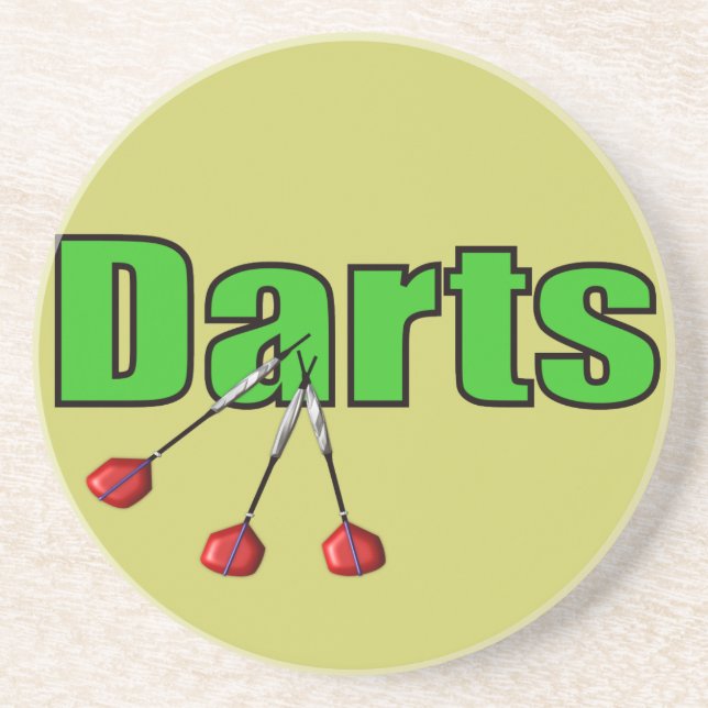 Darts with 3 Darts Coaster (Front)