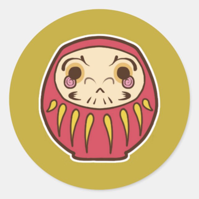 Daruma Doll Sticker (Front)