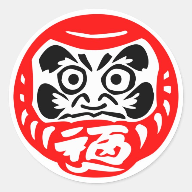 Daruma doll Stickers (Front)