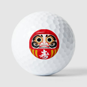 Daruma doll (traditional Japanese good luck charm) Golf Balls