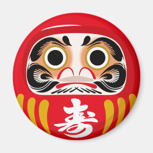 Daruma doll (traditional Japanese good luck charm) Magnet