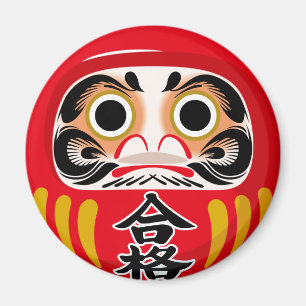 Daruma doll (traditional Japanese good luck charm) Magnet