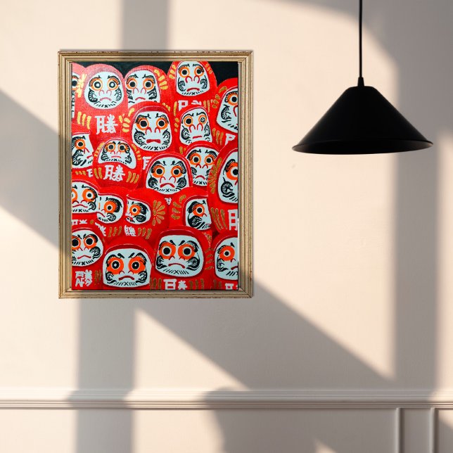 Daruma Dolls Painting by Alfred Fox Canvas Print (Creator Uploaded)