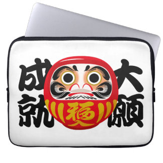 Daruma for Fulfilling Big Dreams & Wishes Laptop Sleeve