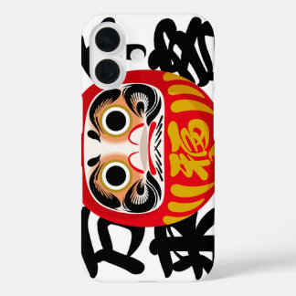 Daruma for Welcoming Many Guests & Business Flow iPhone 16 Case