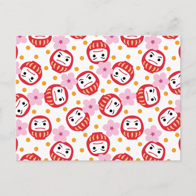 Daruma Postcard (Front)