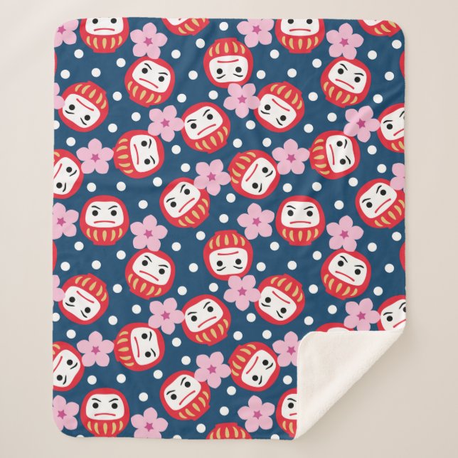 Daruma Sherpa Blanket (Front)