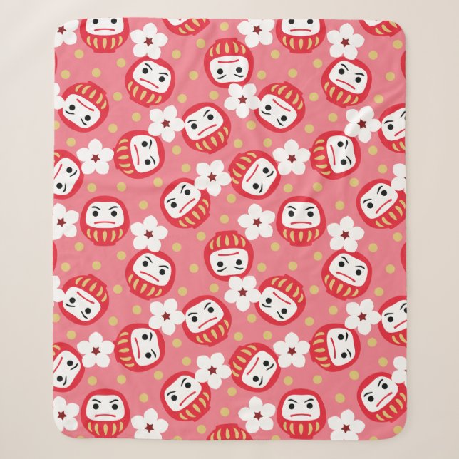 Daruma Sherpa Blanket (Front)
