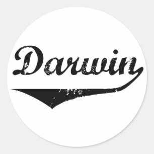 Darwin Classic Round Sticker