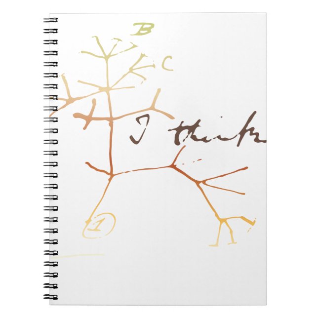 Darwin, I think tree of life Notebook (Front)