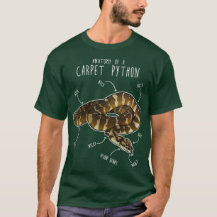 Darwin pet Python Snake Anatomy T-Shirt