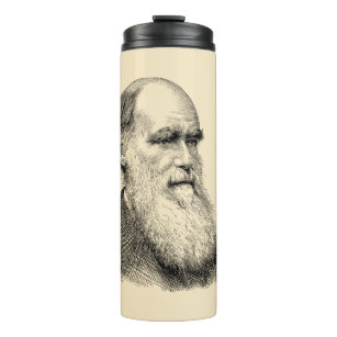 Darwin Portrait Evolution/ Charles Darwin Thermal Tumbler
