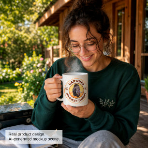 Darwin’s Hairiest Theory Cute Woolly Mammoth Coffee Mug
