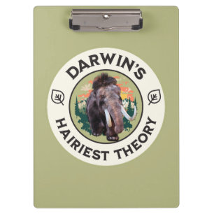 Darwin’s Hairiest Theory Woolly Mammoth Clipboard