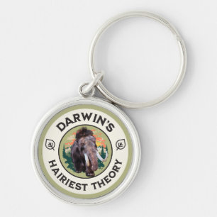 Darwin’s Hairiest Theory Woolly Mammoth  Keychain