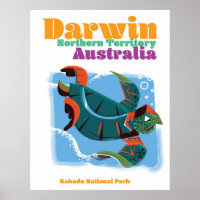 Darwin, Territoire du Nord Australie affiche de vo